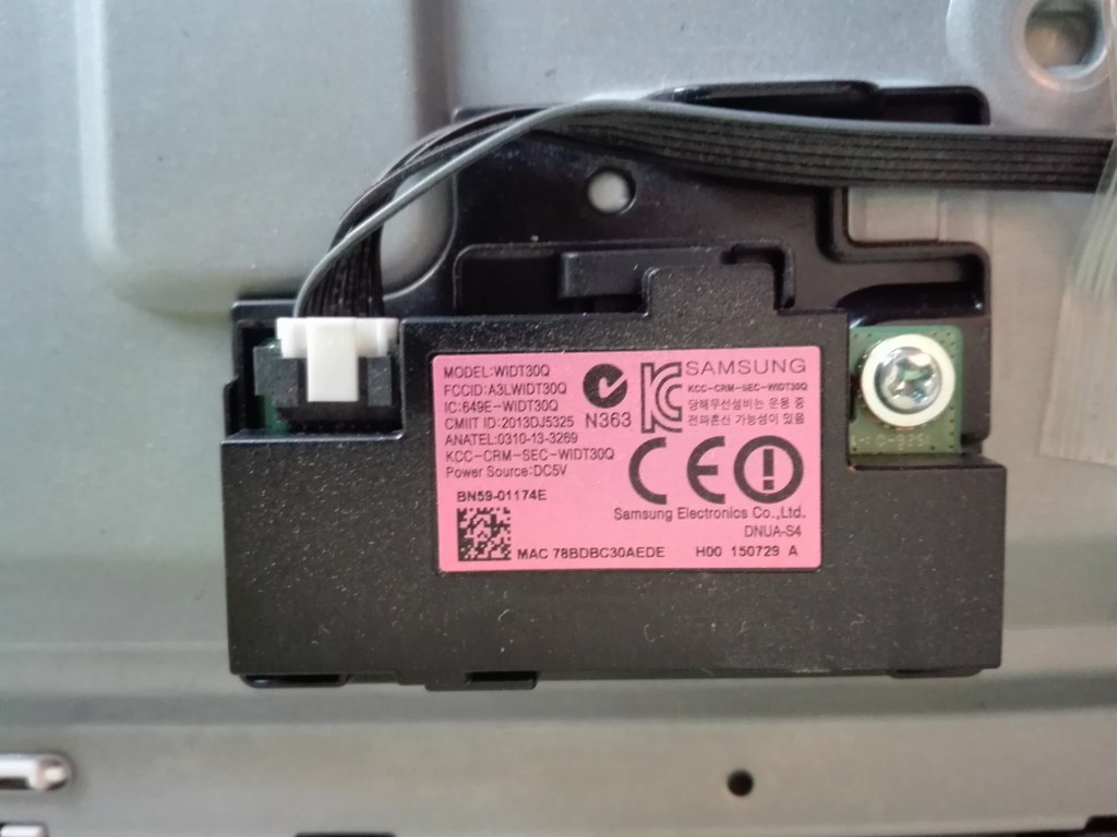 TK200 SAMSUNG UE40JU6072U WIFI WIDT30Q